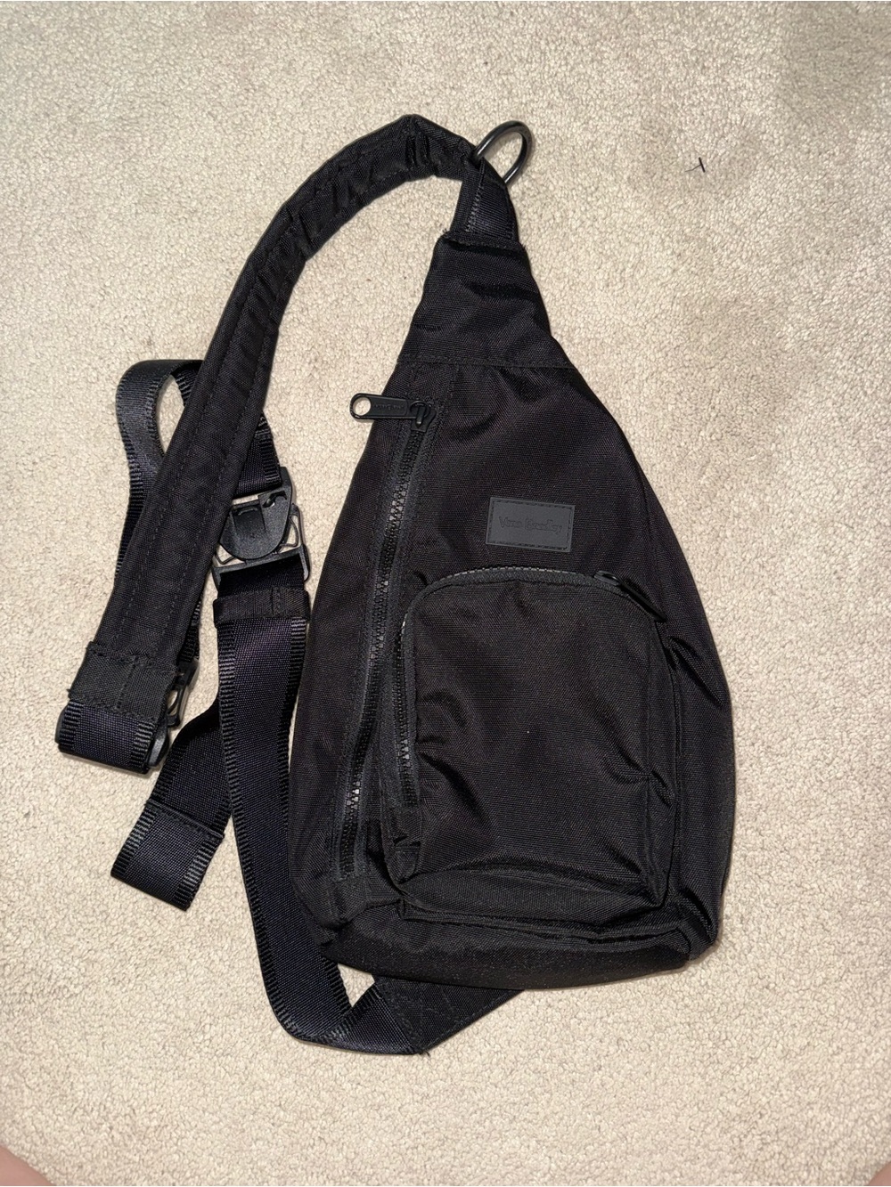 Vera Brady Black Crossbody Sling Bag